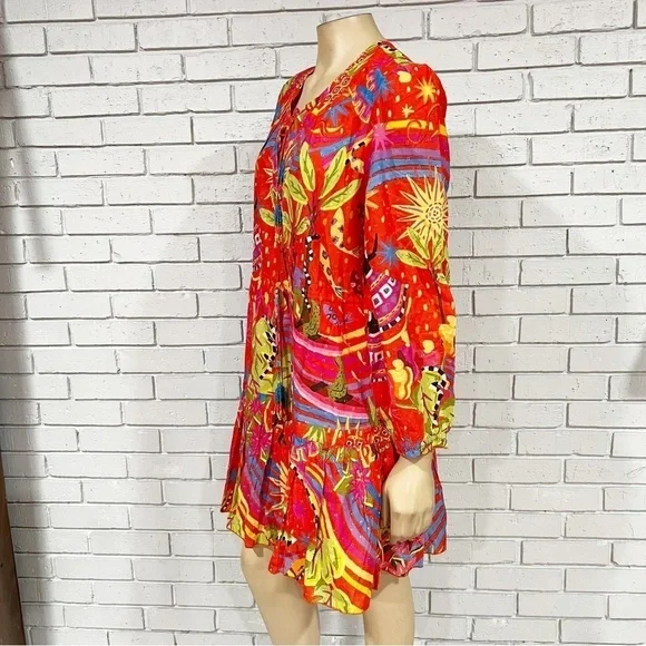 Farm Rio Women’s Magic Forest Cotton Dress - Picture 7 of 12